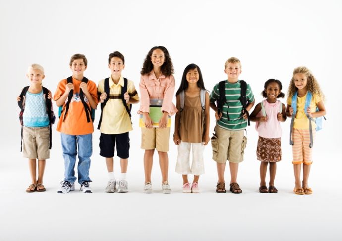 78778568 Kids With Backpacks