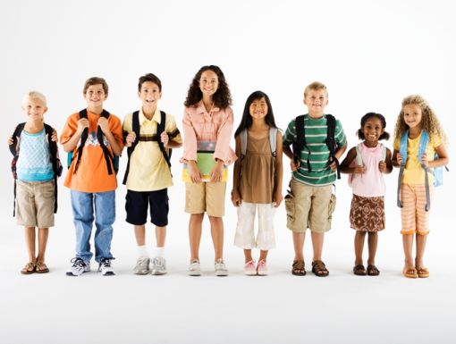 78778568 Kids With Backpacks