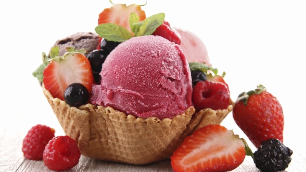 Ice Cream With Fruit