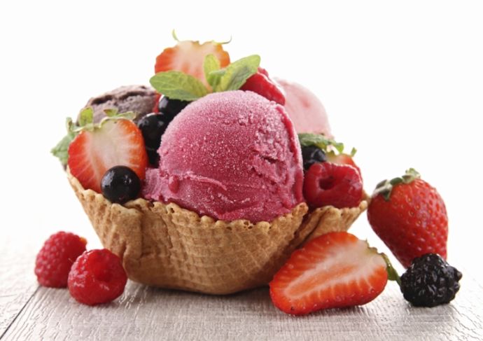 Ice Cream With Fruit