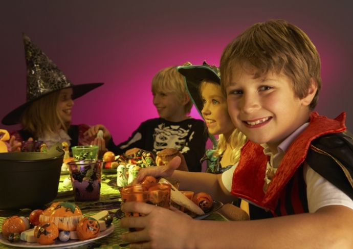 125556061 Children At Halloween Party
