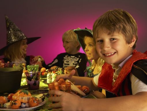 125556061 Children At Halloween Party