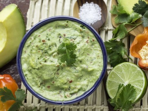 bowl of guacamole