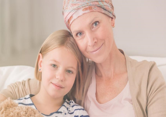 cancer patient with child
