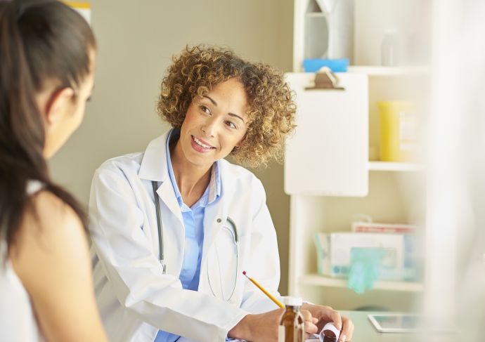 Friendly primary care doctor