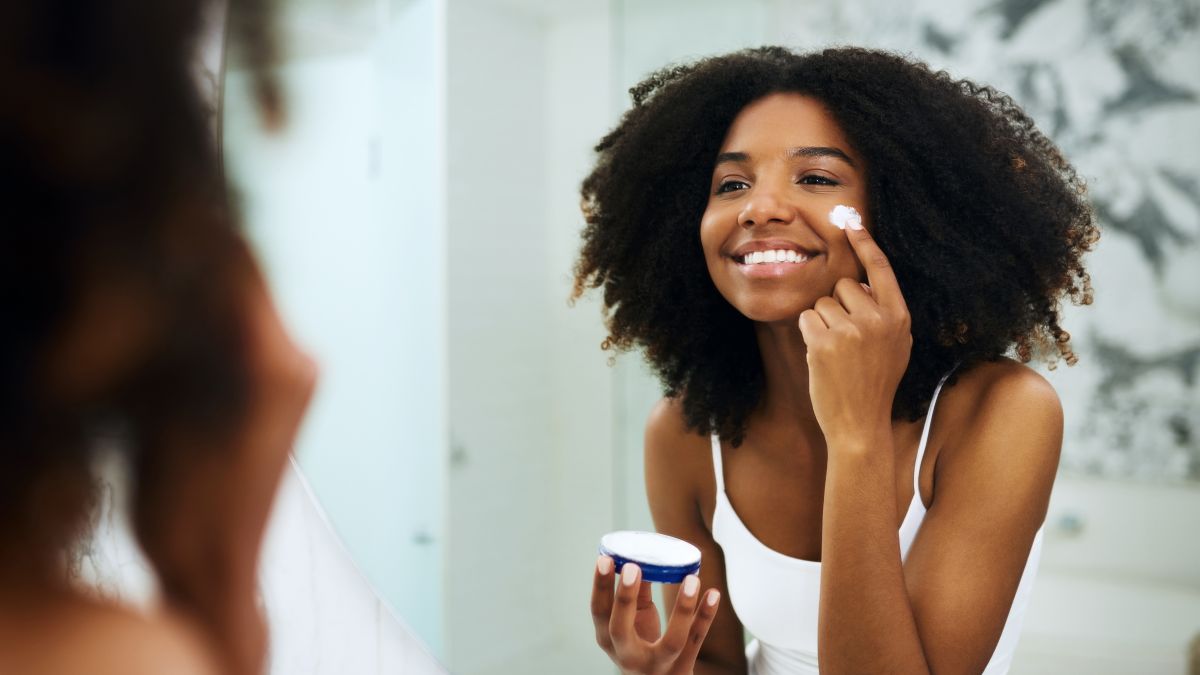 Girl skincare dermatology