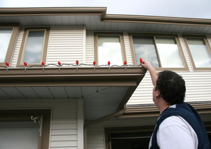 Taking down christmas lights