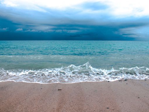 Beach and ocean waves