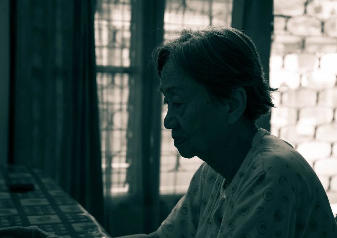 Older person with schizotypal personality disorder