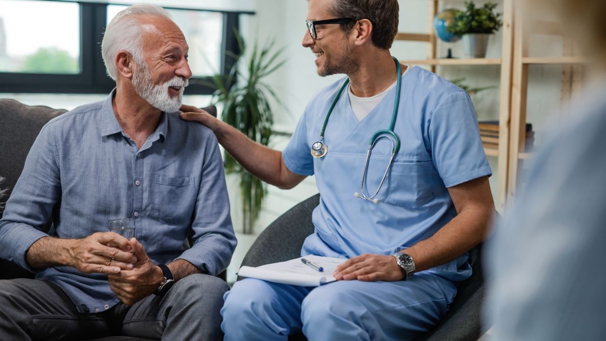 Vascular Surgeon Description with Patient