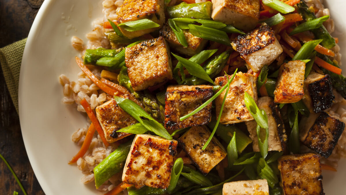 Meatless Recipe Tofu Stir Fry