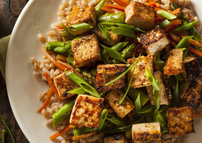 Meatless Recipe Tofu Stir Fry