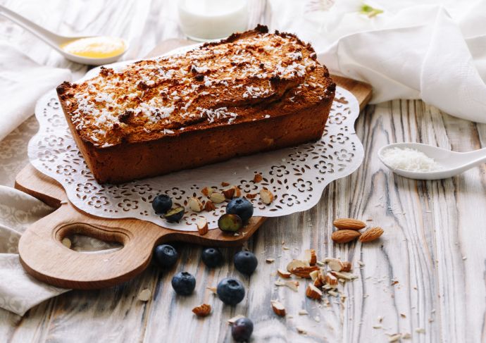 Blueberry banana bread