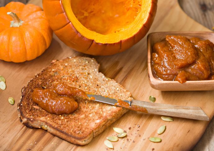 Pumpkin Butter on Toast