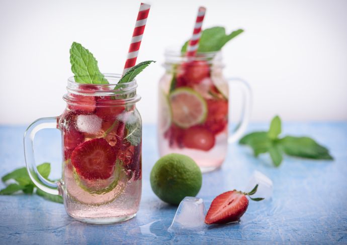 Sparkling Pink Lemonade Alcohol Free Cocktail Recipe