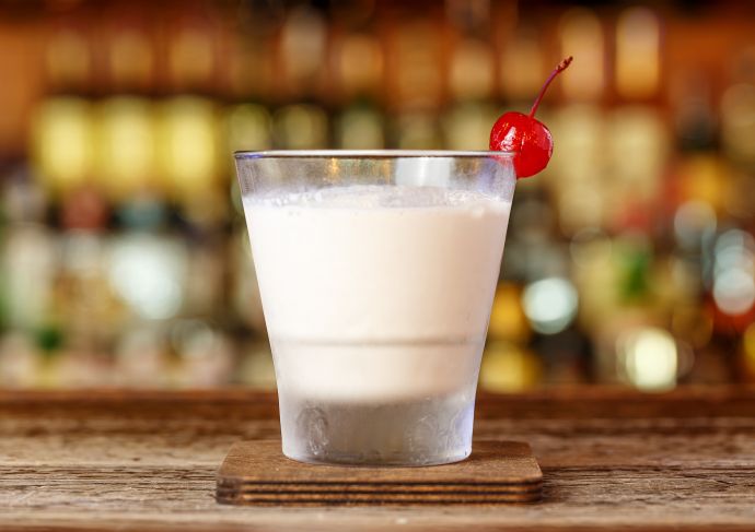 Tahini Milkshake Zero Proof Cocktail Recipe