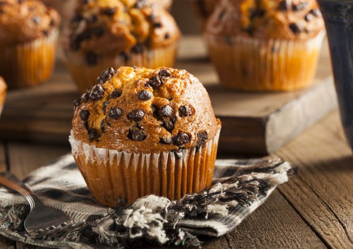 Chocolate Chip Protein Muffins