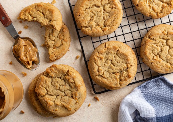3 Ingredient Peanut Butter Cookies