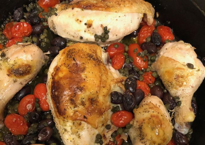 Saucy Mediterranean Chicken