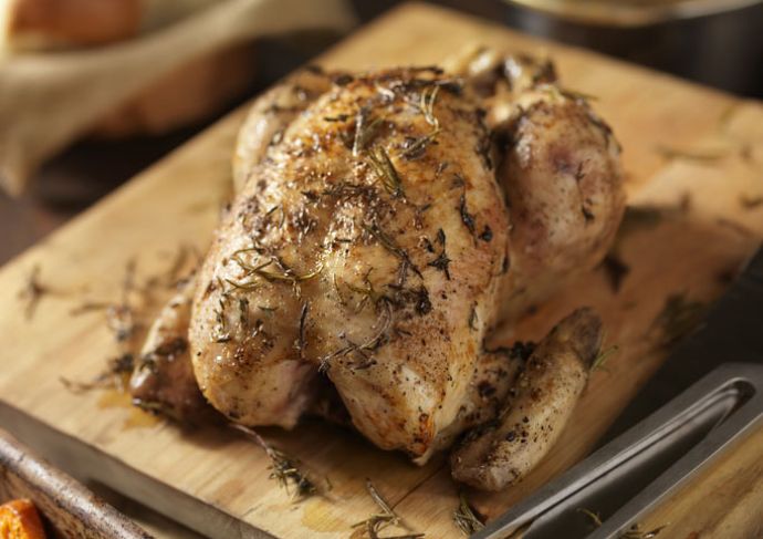 Roasted chicken