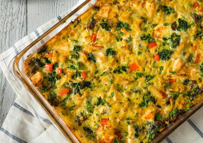 Turkey and egg casserole
