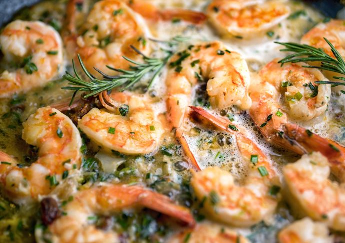 Shrimp scampi 1