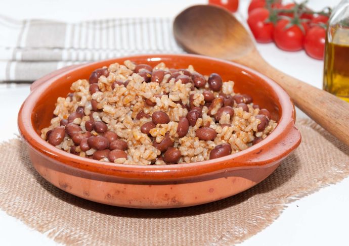 Red beans brown rice