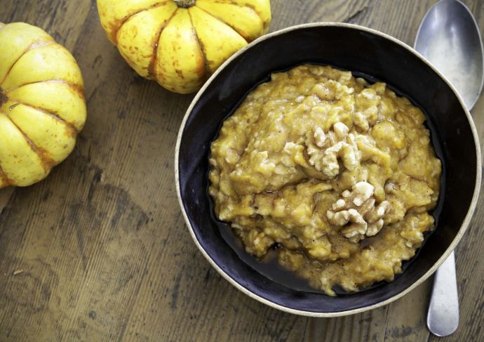 Pumpkin spice overnight oats