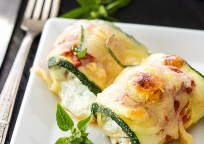 Stuffed Zucchini Rolls
