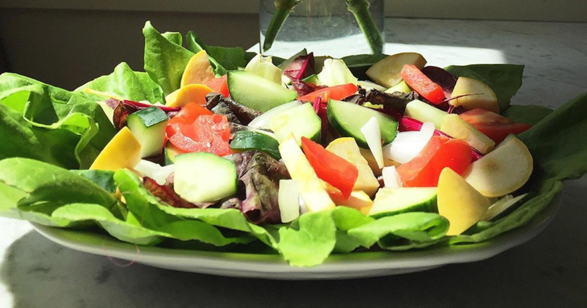Summer Salad with Squash and Chard (Recipe) | Ochsner Health