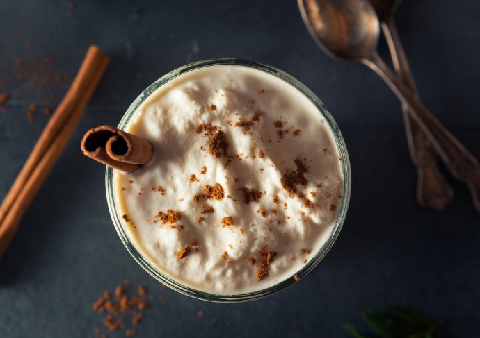Eggnog Frozen Yogurt Recipe