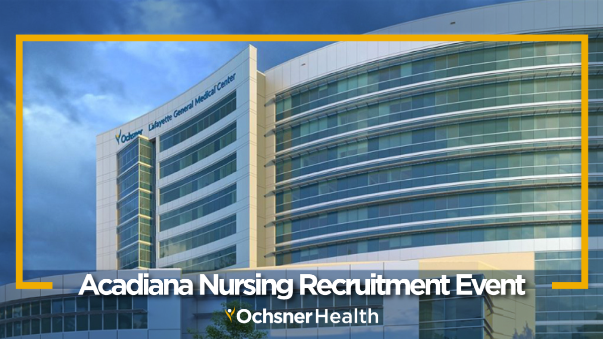 2506 Acadiana Nursing Recruitment Event banner