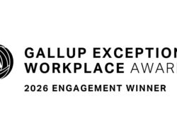 Gallup 2026 Award banner