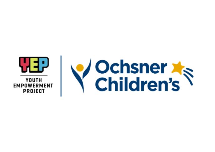 YEP and Ochsner Childrens logos combined