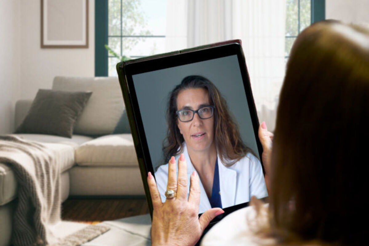 Virtual Visit with Doctor i Pad
