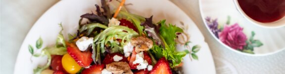 Strawberry Fields Salad close up