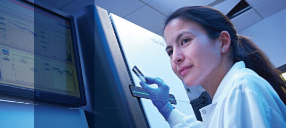 Doctor using innovative technology