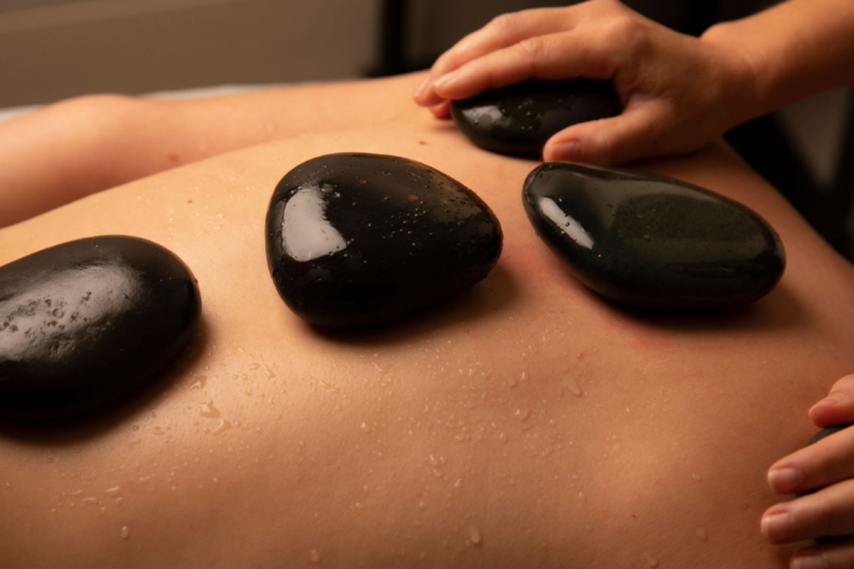 Hot stone massage