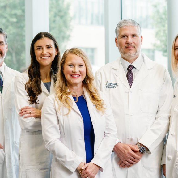 Neurology team in Covington posing together for a picture