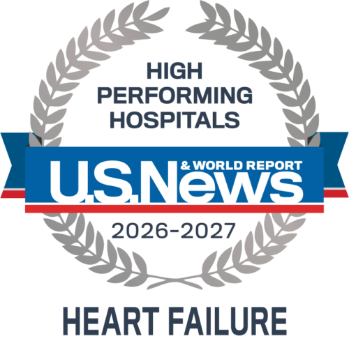 US News and World Report High Performing Procedures and Conditions Heart Failure 2026 2027