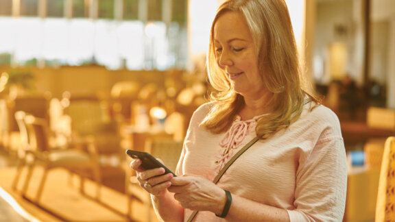 Woman calling to schedule appointment