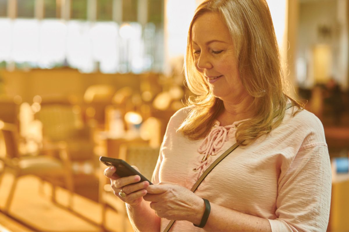 Woman calling to schedule appointment