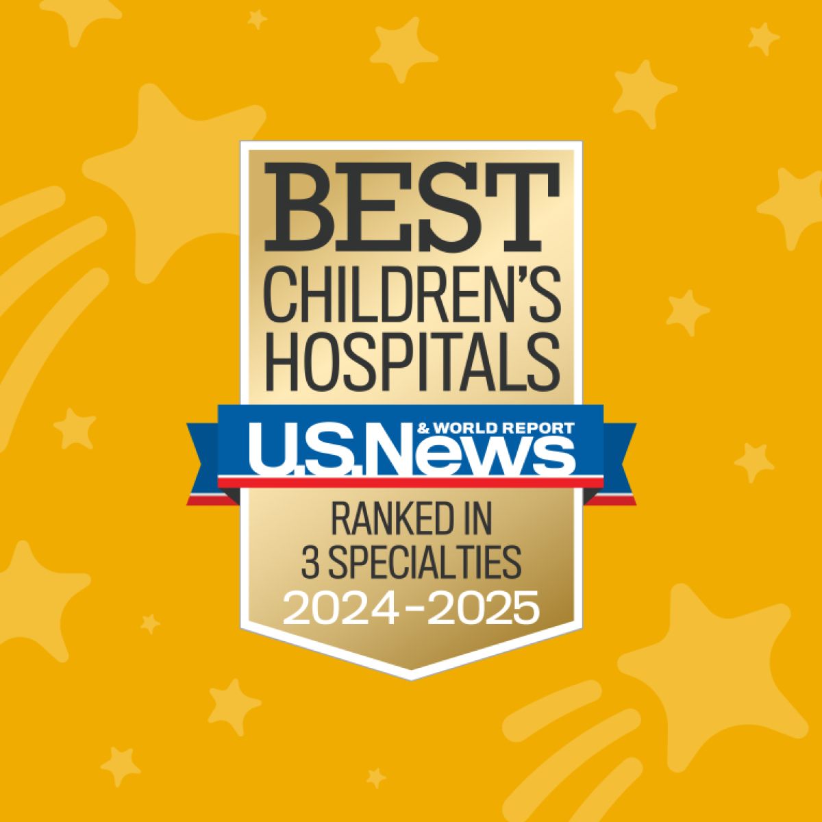 U S News and World Report Pediatrics Badge