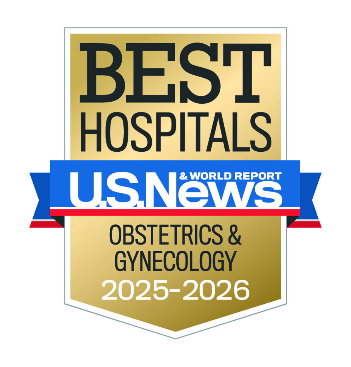 Badge Hospitals Specialty Gynecology year