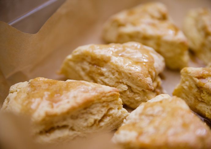 Lemon Peppermint Scones