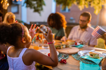 4th of july dinner party