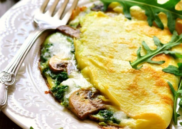 Turkey omelet