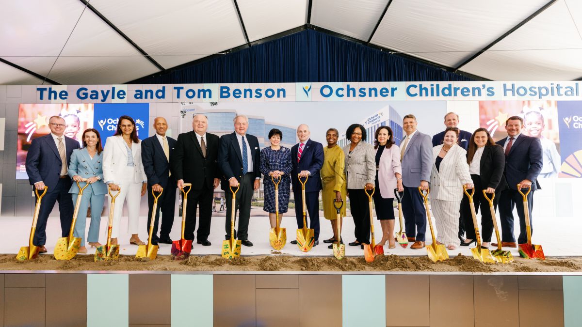 Ochsner Childrens groundbreaking ceremony