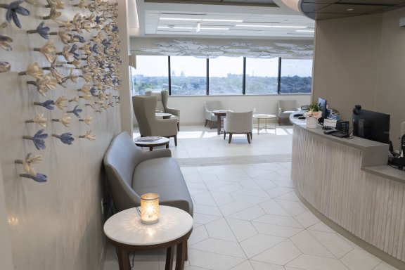 Menopause clinic at Baptist waiting area