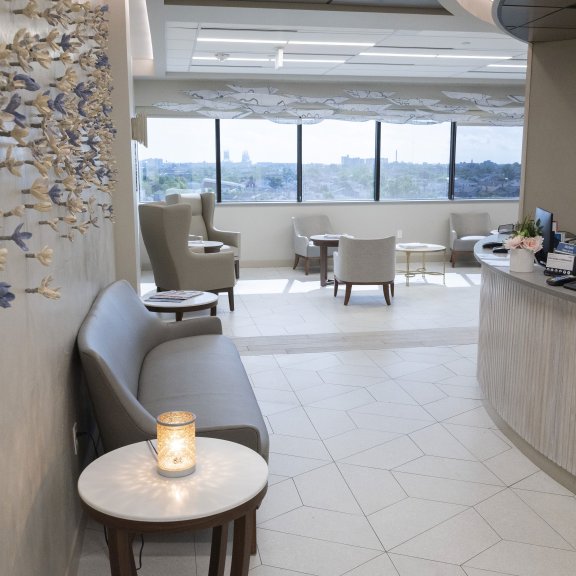 Menopause clinic at Baptist waiting area